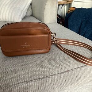 Camel brown Kate spade leather purse